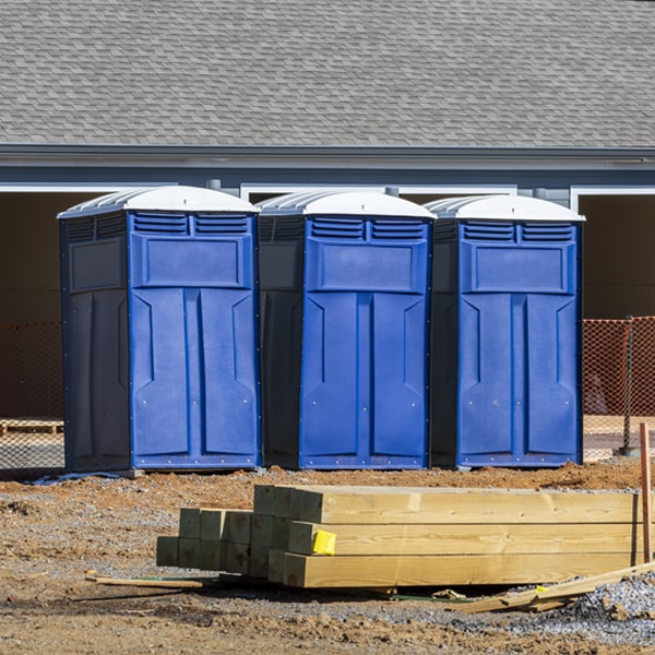 are there any restrictions on where i can place the porta potties during my rental period in Remer MN